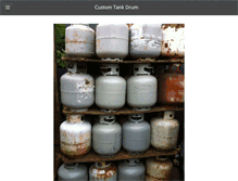 Tablet Screenshot of customtankdrum.com